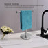 Songtec Hand Towel Holder Stand for Bathroom Vanity Countertops, Fingertip Towel Rack, T-Shape Holder