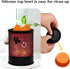 ASAWASA Electric Metal Wax Warmer, Wax Melt Candle Burner with 7 Colorful Changing Lights & 1 Silicone Dish for Home