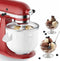 Ice Cream Maker Attachment for KitchenAid, Fits KitchenAid 4.5/5QT & 6QT Mixers,