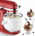 Ice Cream Maker Attachment for KitchenAid, Fits KitchenAid 4.5/5QT & 6QT Mixers,