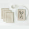 Benson Mills Cameron Textured Fabric Cloth Napkins - Set of 4, 18" x 18", Flax/Beige/Taupe