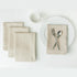Benson Mills Cameron Textured Fabric Cloth Napkins - Set of 4, 18" x 18", Flax/Beige/Taupe