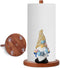 Ocean Gnome Decorative Paper Towel Holder,Coastal Kitchen Decorative,Cute Gnome Wooden Paper Towel