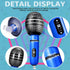 Zhanmai 12 80s 90s Pieces Inflatable Microphones for Kpop Birthday Party Blow up Fake Microphone Prop Toy for Rock Star