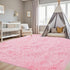5x7 Area Rugs for Living Room Rug: Soft Fluffy Shag Light Pink Rugs for Bedroom, Non-Slip Large Fuzzy Plush Rug Indoor