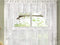 Sweet Home Collection Old World Style Floral Heavy Lace Kitchen Curtain Swag Pair, Hopewell White
