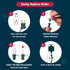 Indoor,200(2x100) Light,42.8 Joiedomi Clear Christmas String Lights Mini White Fairy FT Lighting Decor for Patio Dorm