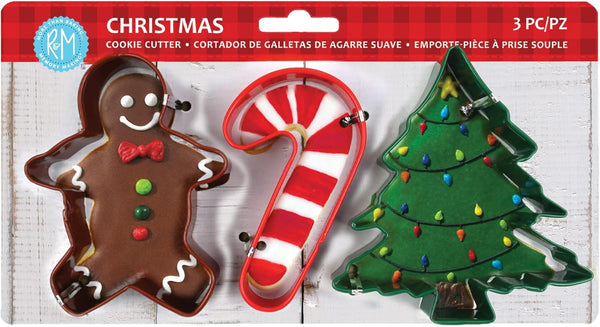 R&M International Christmas Cookie Cutters, 3 Count