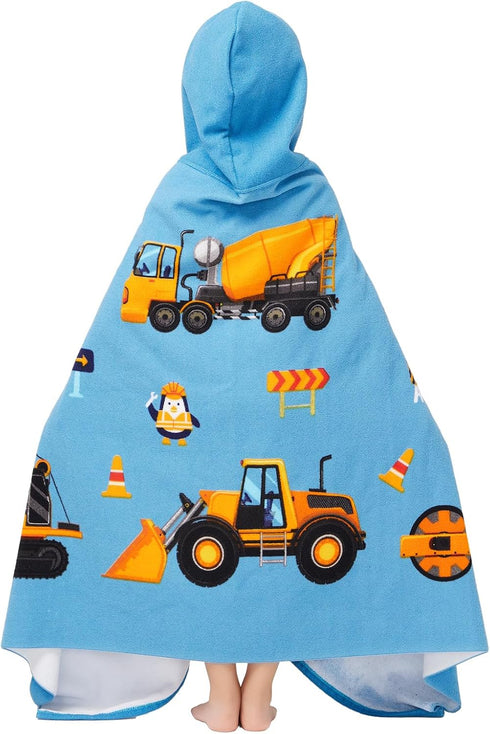 5-12 Gealaek Hooded Towel for Toddlers Years Boys Girls Kids Bath Pool Beach Towel Wrap Extra Large Soft Absorbent