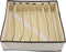 Aramox Portable Foldable Divider Storage Box Case for Bra Underwear Sock, 7 Grids for Organization