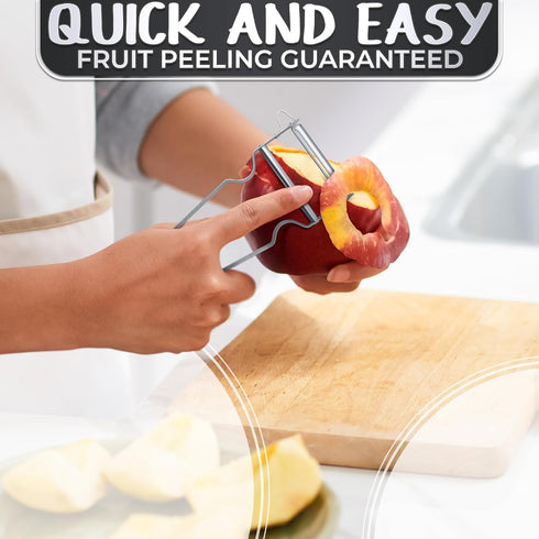 Vegetable Peeler, Multifunctional Stainless Steel Potato Peeler with Ergonomic Handle for Easy Use