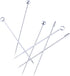 I-MART 15 Pack Stainless Steel Cocktail Picks, Reusable Metal Skewers for Drinks, Appetizers, Bloody Mary, Olives, 4.25