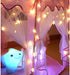Homeleo Warm White 50 LED Star Fairy Lights with Remote Control, Battery Powered Five-Pointed Star String Lights