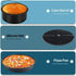 Air Fryer Accessories for COSORI Ninja Gourmia Dash Power XL 3.6 4.2 5.8QT Air Fryer, 12 PCS Accessory with Oven Cake Pan Pizza Pan Air Fryer Liner by Runeaoys