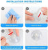 Clear Plastic Suction Cup Hook, oobest 6 Pack Ultra Heavy Duty Hooks, Strong Power Lock, Waterproof, Oil-Proof for