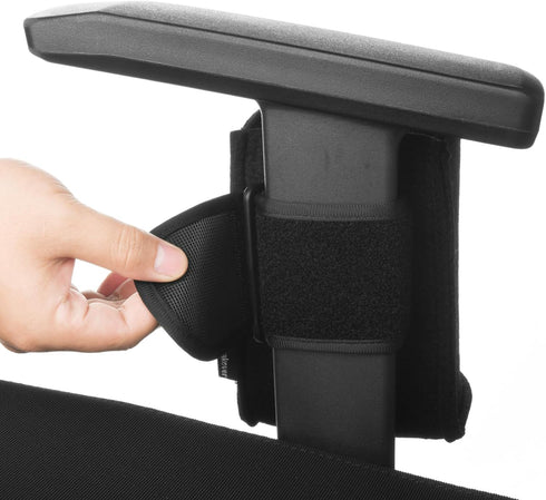 Black Arm Chair Cup Holder, Universal Drinking Can Water Bottle Holder for Gaming & Office Chair Armrest