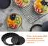 Mini Tart Pan Set of 6, Non-Stick 4 Inch Quiche Pan, Removable Bottom Tart Pan for Pies, Quiche Bakeware, Desserts