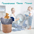 Heavy Duty Laundry Bag 2 Pack, XL Nylon Laundry Bags with Straps, Washable Large Organizer with Drawstring Closure