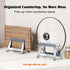 Cutting Board Holder, Auto Width Adjustable Stand for Countertop Kitchen Cabinet, Gray