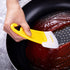 MXY Kitchen Silicone Spatula Pack of 1 PC for Dirty Fry Pan Dish Pot Washing Scraper Cleaning Brush