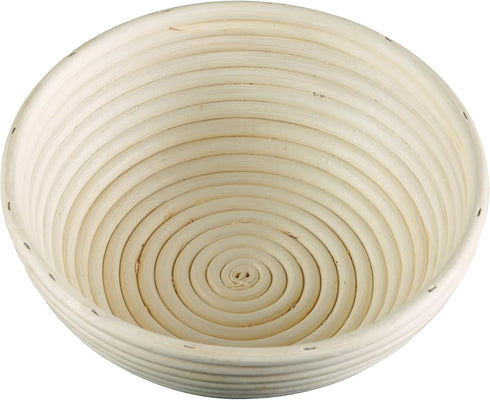 Frieling Banneton Bread Proofing Basket - 8-Inch, Beige, Round - Sourdough Proofing