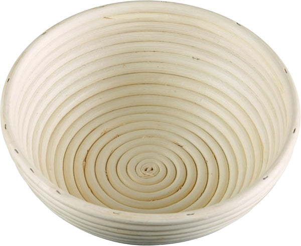 Frieling Banneton Bread Proofing Basket - 8-Inch, Beige, Round - Sourdough Proofing