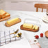 Hekeieon Counter, 2026 Butter Dish with Lid, Butter Container Holds for East/West Coast Butter, Butter Tray with Lid