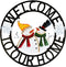Welcome to Our Home Rustic Metal Snowmen Hanging Welcome Signs for Front Door Wreaths and Garden Decor