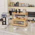 Counter, 4 BAMBANG Extra Large Bamboo Bread Box for Kitchen Double Layer Bread Storage Container Farmhouse Bread Box