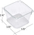 Masirs Clear Drawer Organizer, 8-Piece Set for Office Desk, Utensils, Cosmetics, and Makeup