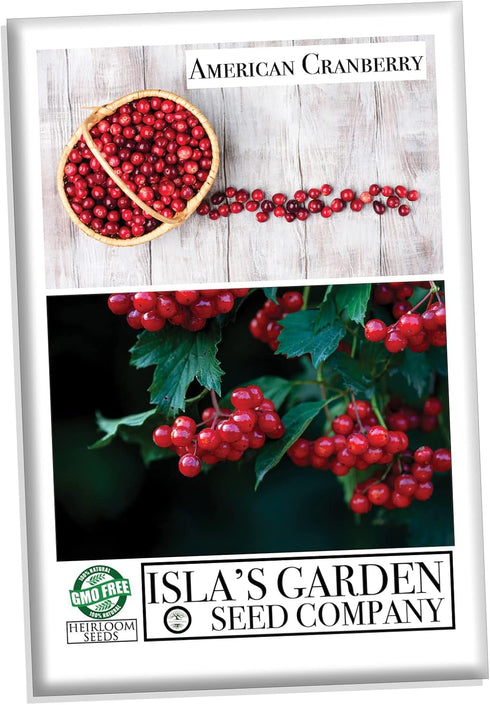 25+ Packet American Cranberry Bush Seeds (Viburnum trilobum) Heirloom Seeds per by Islas Garden Seeds, Hardy Shrub