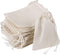20 Pcs Muslin Drawstring Bags - Natural Unbleached Cotton for Straining Herbs, Coffee, Soup, Spice Bags - 6 x 4 Inches