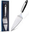 Cake Cutter and Pie Server, Stainless Steel Angled Spatula with Serrated Blade, Professional Wide Slicer for Cakes,