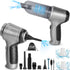 WADEO Cordless Handheld Vacuum, 9000PA Portable Mini Vacuum Cleaner, 0.7lb Ultra-Light 4-in-1 for Car & Home