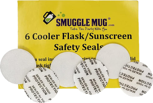Smuggle Mug Hidden Alcohol Flask | Ice Box Can Cooler Design | Concealed Bottle for Liquor | 2 Pack Travel Containers