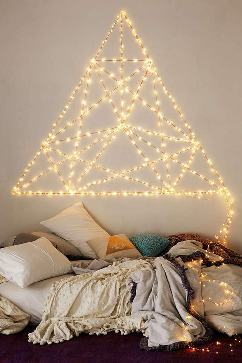 200 66 8 Twinkle Star LED FT Copper Fairy String Lights Modes LED, USB Powered with Remote Control for Christmas Tree