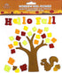 Fall Gel Cling Stickers for Windows and Mirrors, 6 Sheets of Reusable Seasonal Designs