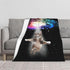 Baegopa Cozy 60"X50" Funny Cat Blanket Cute Cat Lover Gifts Throw Blankets for Girls Boys Adult Women Men Kids Plush