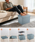 17 13 13 Ottoman Storage Ottoman Foot Rest Stool Foldable Bench with Storage Student Dormitory Bedroom and Entryway X X