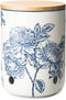 Ceramic Garlic Keeper with Lid, 40 Oz Large Garlic Holder, Garlic Storage
