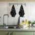 Lovdazzles 2 Seamless Pcs Whimsical Cat Kitchen Towels, Pattern Decorative Absorbent Microfiber Dish Cloth Tea Towel