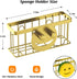 2 Cups/1 MURLONG Sponge Holder Smiley Face, Sink Caddy for kitchen Sink, Kitchen Organizer Sponge Holder with PCS