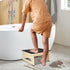 One Step Stool for Adults Seniors, Heavy Duty Non-Slip Platform Step Stools, 450 LB Portable Bed Steps