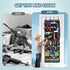 Over The Door Organizer for Toy Guns, Toy Storage, Toys Organizer with Pockets, Hook&Loop Straps for Foam Blasters