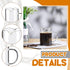 Leinuosen 2 Pcs Elegant Glass Pitcher, Creamer Pitcher, Tea Pitcher, Coffee Milk Frothing Jug (Simple Style, 250ml)