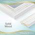 Langdon House 11x14 Real Wood Picture Frames (2 Pack, Weathered White - Gold Accents), Wall Mount or Table Top