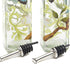 CEDAR HOME 17oz Olive Oil Bottle Set, Glass Dispenser with Stainless Steel Leak Proof Pourer Spout for Cooking or Salad