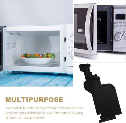 Uonlytech Microwave Push Button Replacement for Kitchen, Open Door Release Eject Rectangular Button