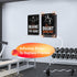 Inspirational Gym & Workout Posters, 11x17" (4) Throwback Traits