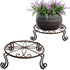 2 Pack 12" Plant Stands, Heavy Duty Rustproof Metal Plant Holders for